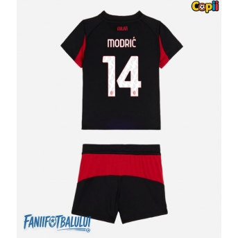 AC Milan Luka Modric #14 Echipament de Fotbal Replică 2025-26 Copii Acasa (+ Șorturi)
